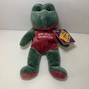 Belly Beans Frog 1998 Mary Meyer I Love Girl Scout Volunteers NWT NEW